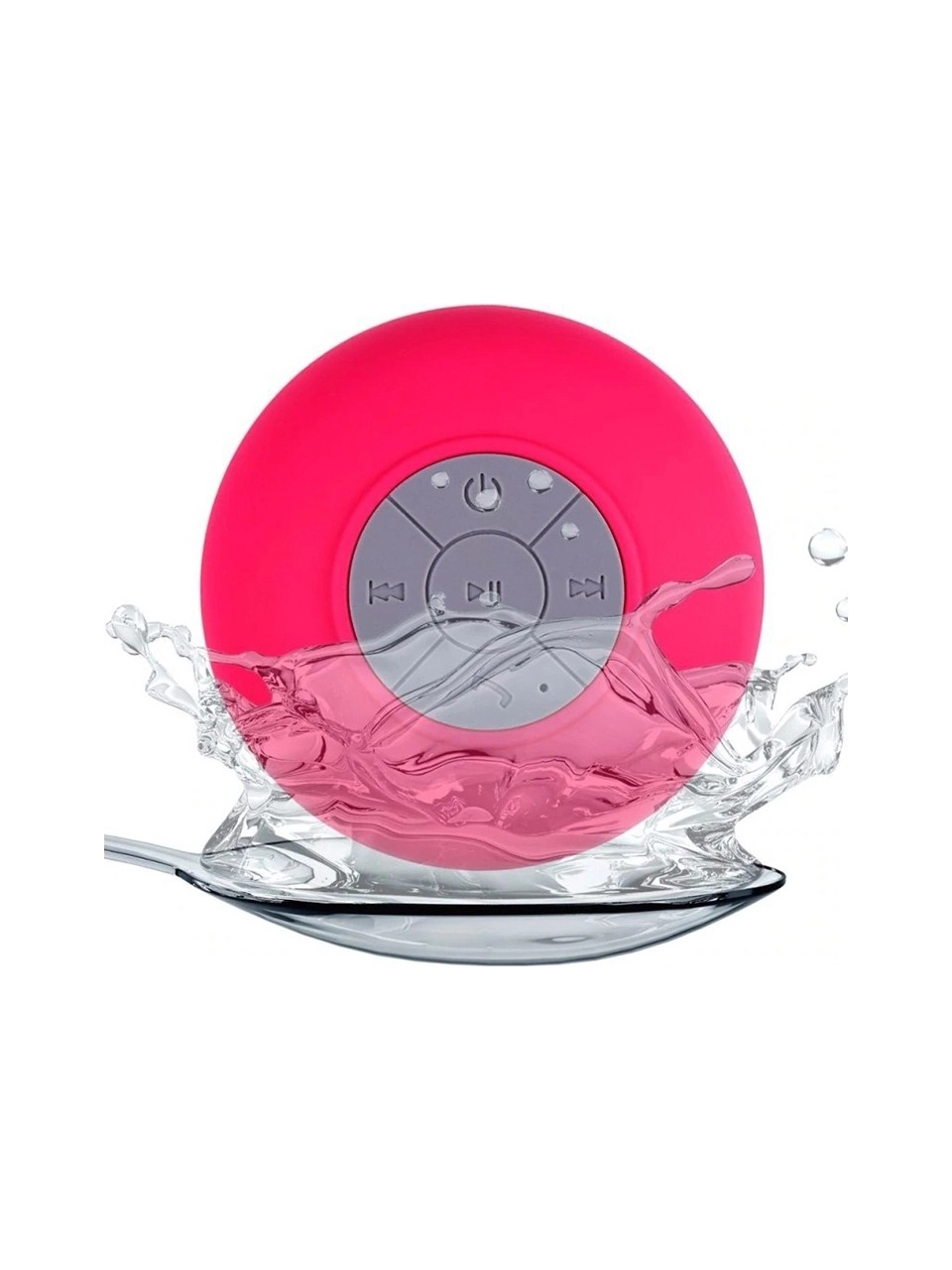 Su Geçirmez Mini Bluetooth Duş Hoparlörü Pembe