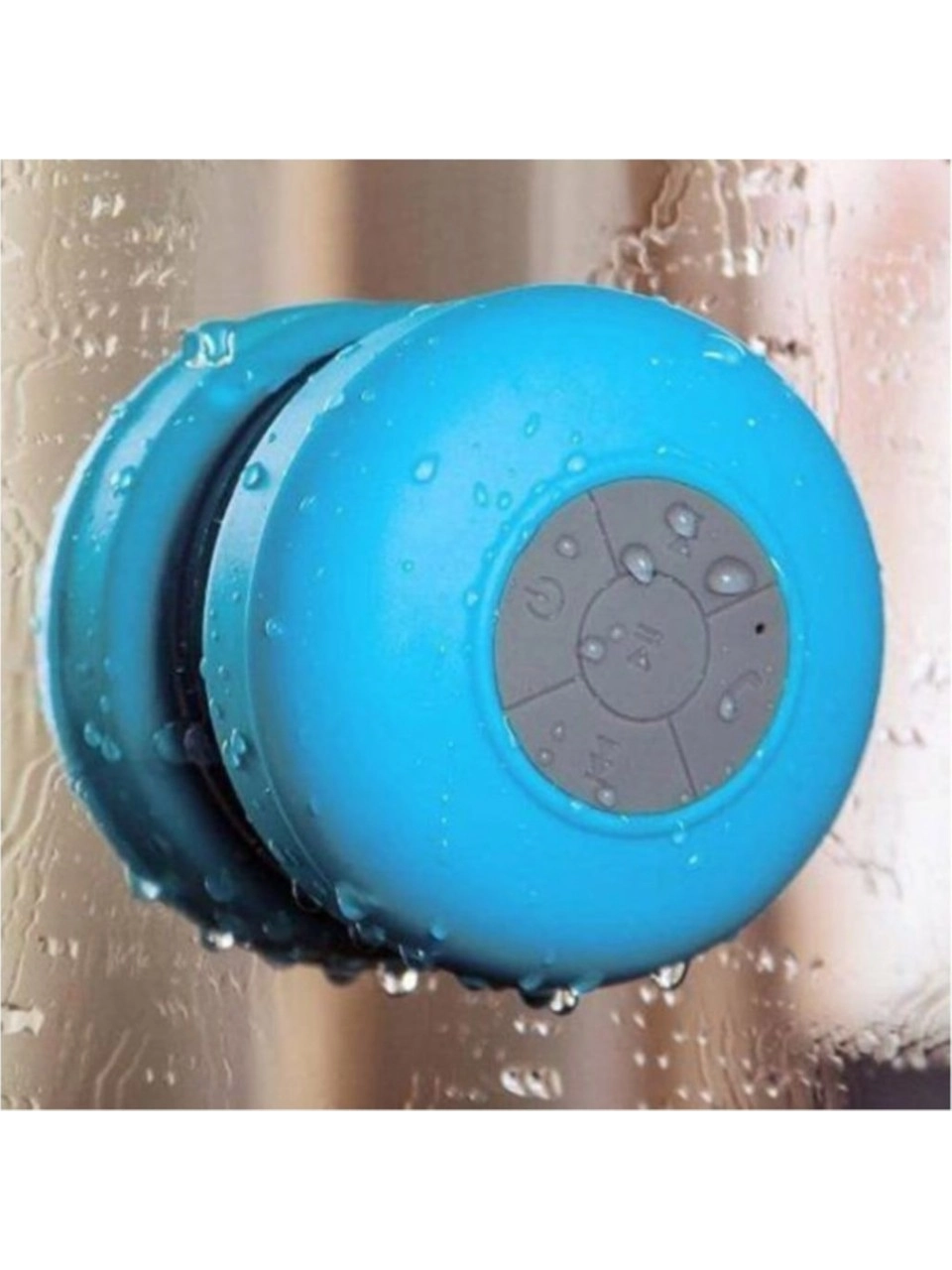 Su Geçirmez Mini Bluetooth Duş Hoparlörü Mavi