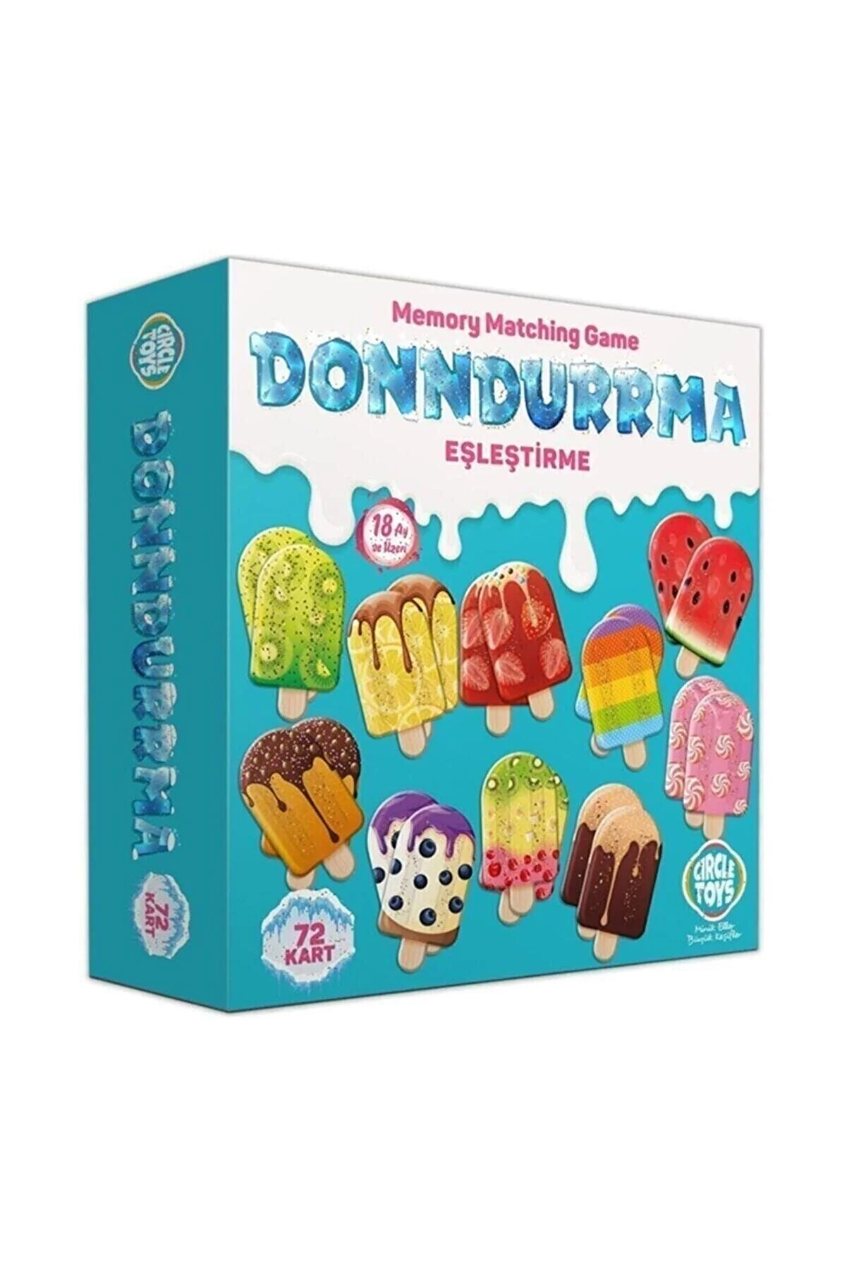 Dondurma Eşleştirme Kartları 72 Kart