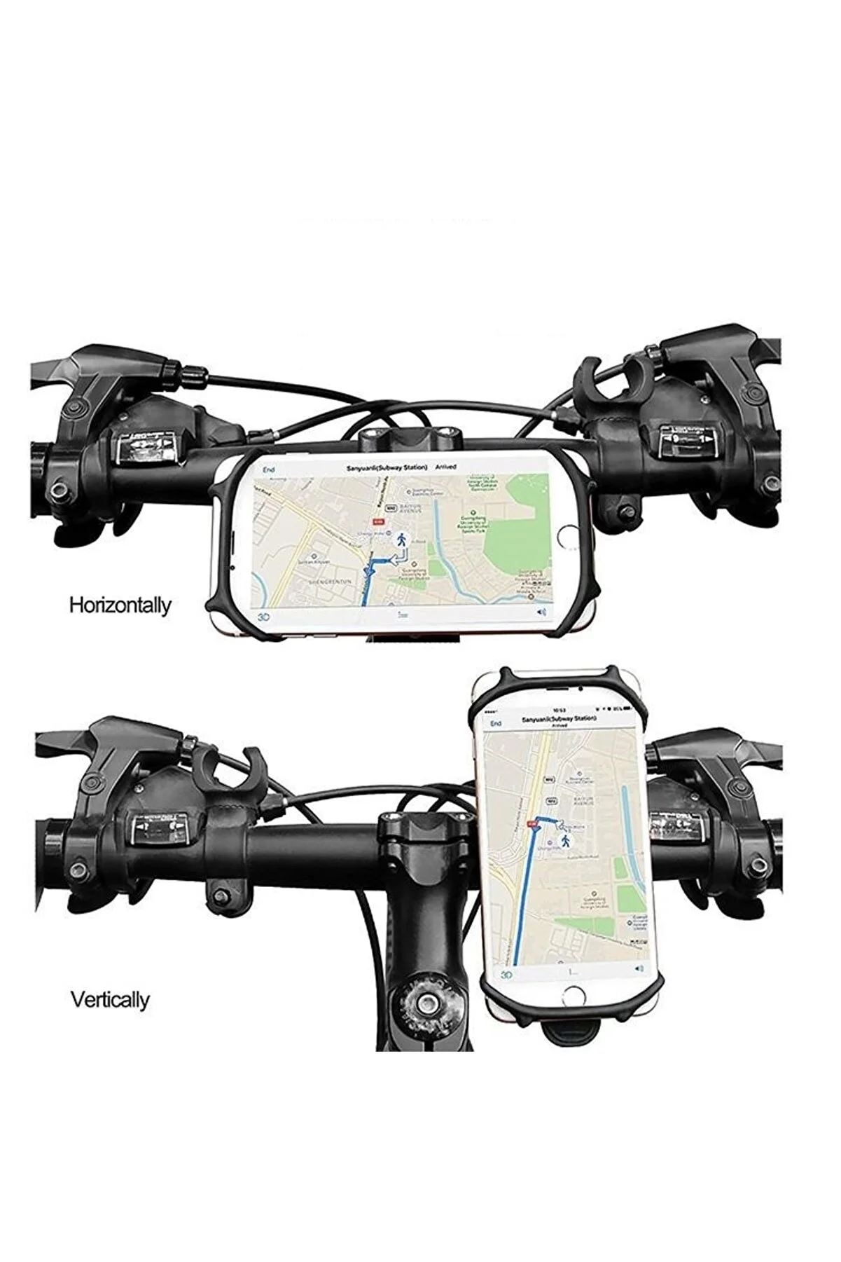 Motorsiklet Bisiklet Telefon Tutucu Tüm Telefonlara Uyumlu