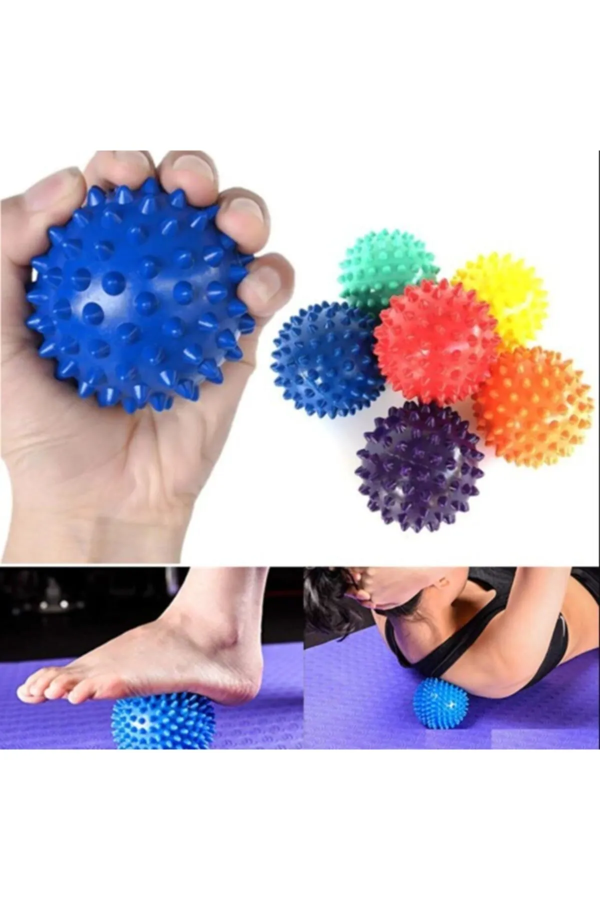 Dikenli Ayak Sırt Masaj Topu 7,5cm