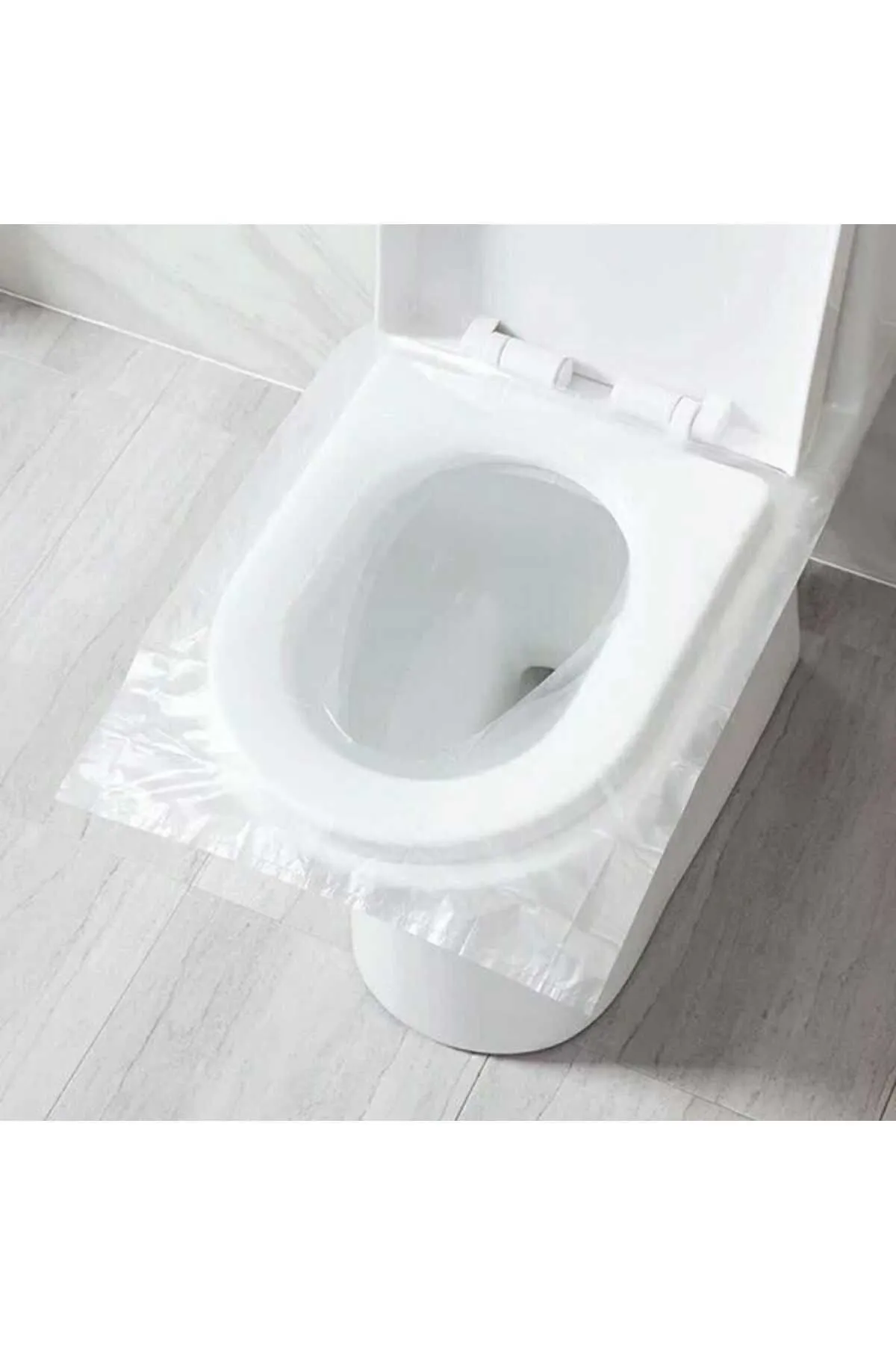 50 Adet Kullan At Klozet Örtüsü Hijyen Klozet Poşeti Klozet Kapak Örtüsü Dispenseri