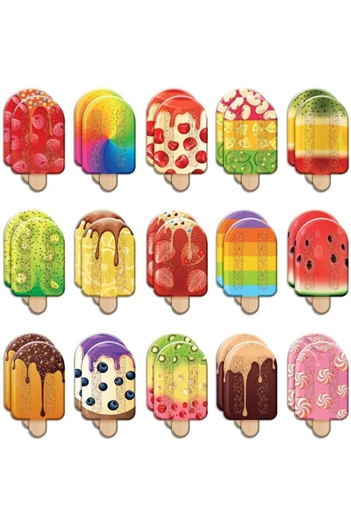 Dondurma Eşleştirme Kartları 72 Kart