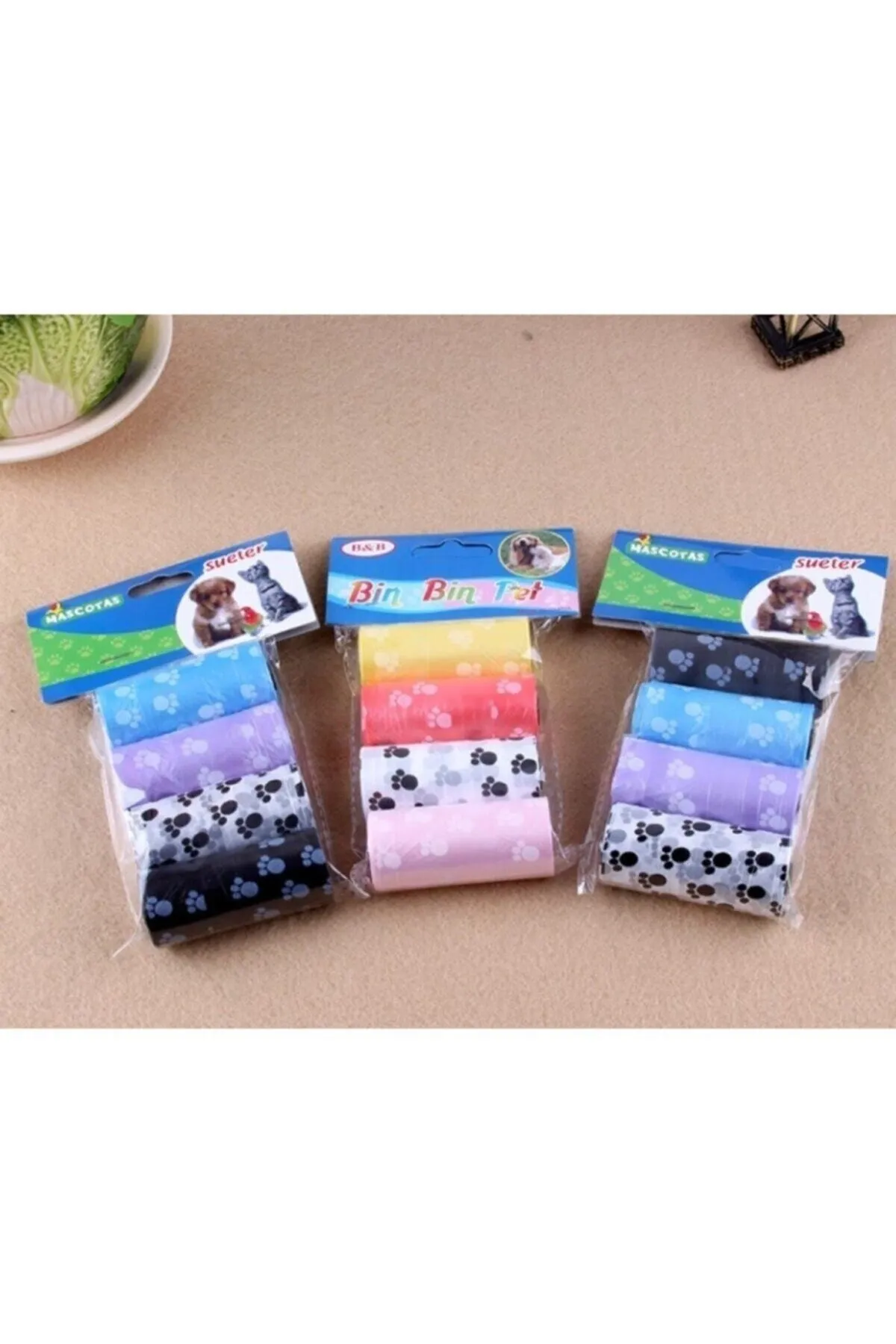Köpek Kedi Kaka Poşeti 4lü Set