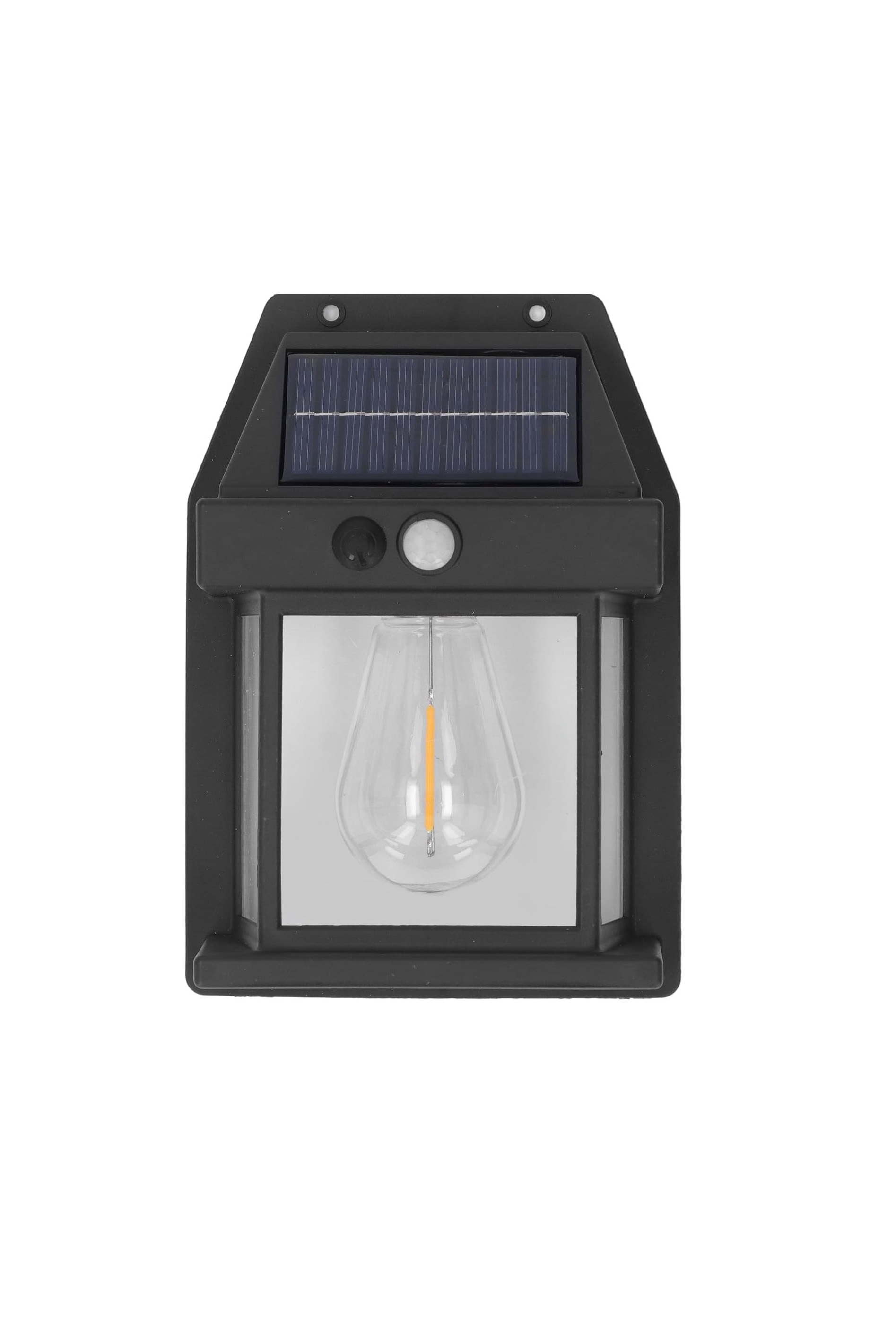 Güneş Enerjili Solar Duvar Lambası Rustik Ampul Gün Işığı Dekoratif Solar Aydınlatma