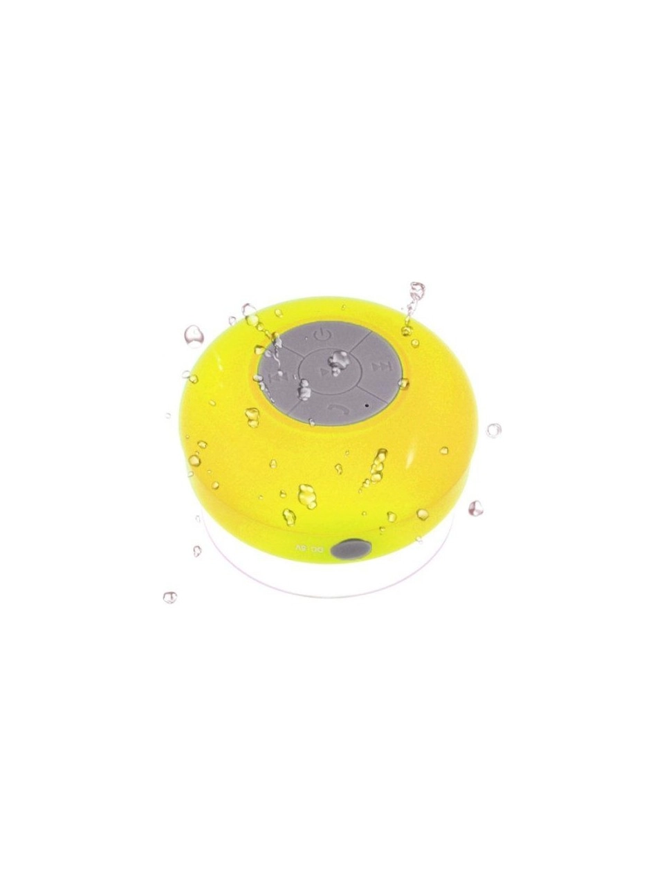 Su Geçirmez Mini Bluetooth Duş Hoparlörü Sarı