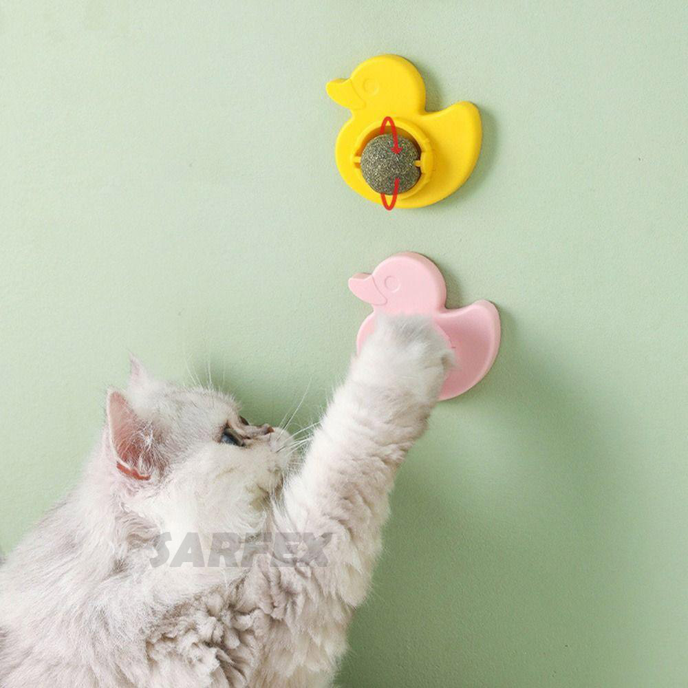 Ördek Şekilli Kedi Nanesi Catmint Catnip Kedi Otlu Oyuncak Kedi Çimi Oyuncağı Ördek Kedi Topu