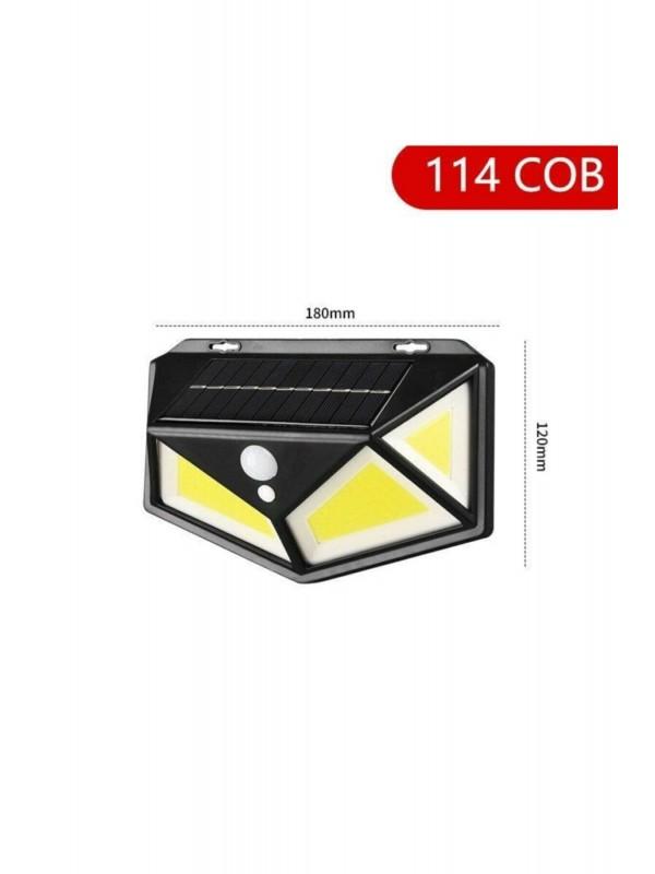 114 Ledli Solar Güneş Enerjili Bahçe Aydınlatması