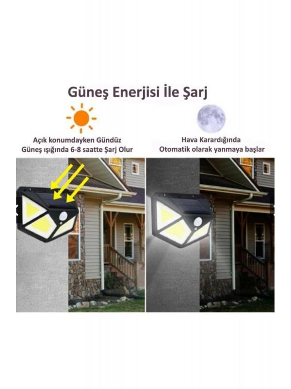 114 Ledli Solar Güneş Enerjili Bahçe Aydınlatması