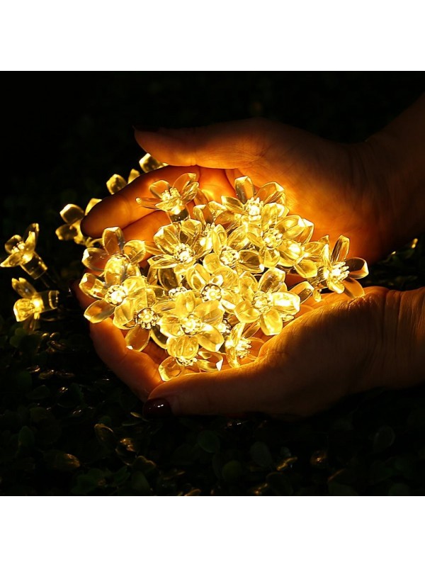 30 Ledli Solar Çiçekli Günışığı Bahçe Aydınlatması