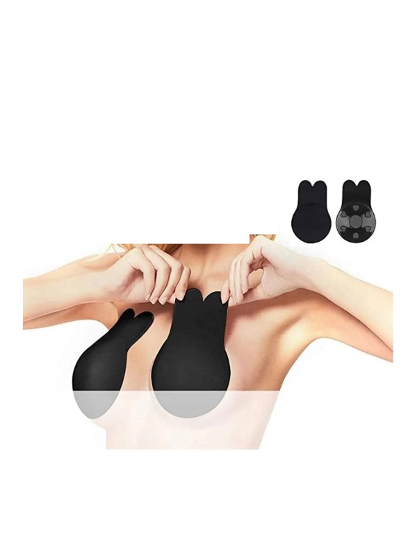 Siyah Göğüs Ucu Kapatıcı Ve Dikleştirici L/XL Beden Hayalet Sütyen