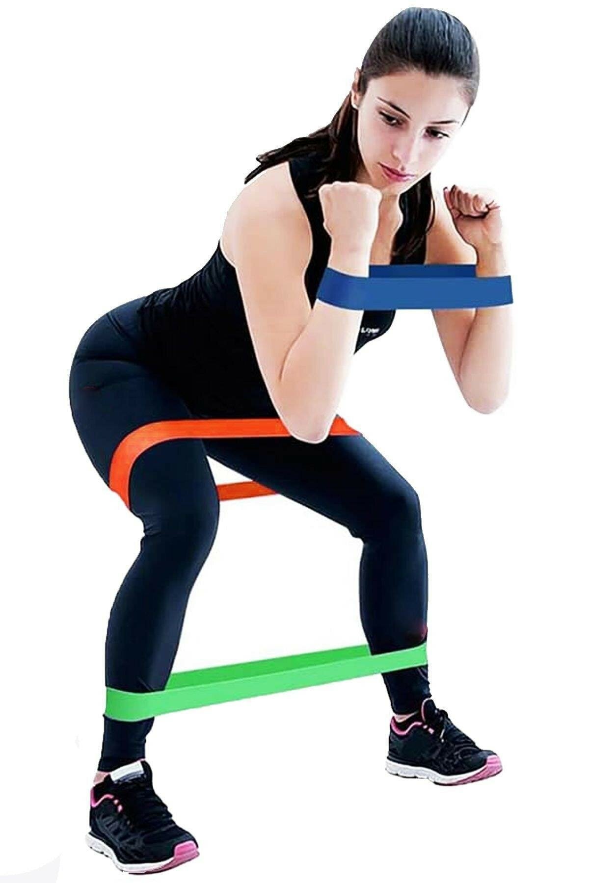 Pilates Direnç Lastiği 5 Li Paket