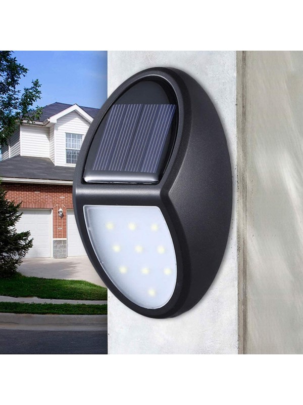 Güneş Enerjili Su Geçirmez Oval 10 Ledli