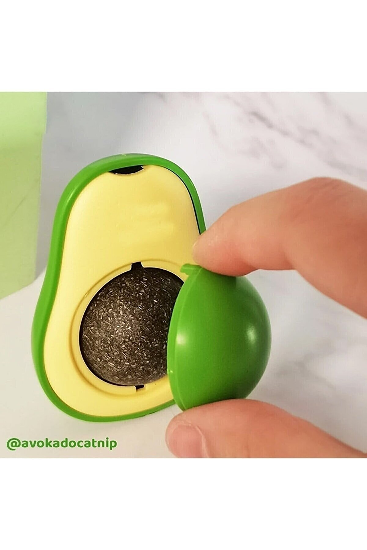 Avokado Şekilli Kedi Nanesi Catmint Catnip Kedi Otlu Oyuncak Kedi Çimi Oyuncağı
