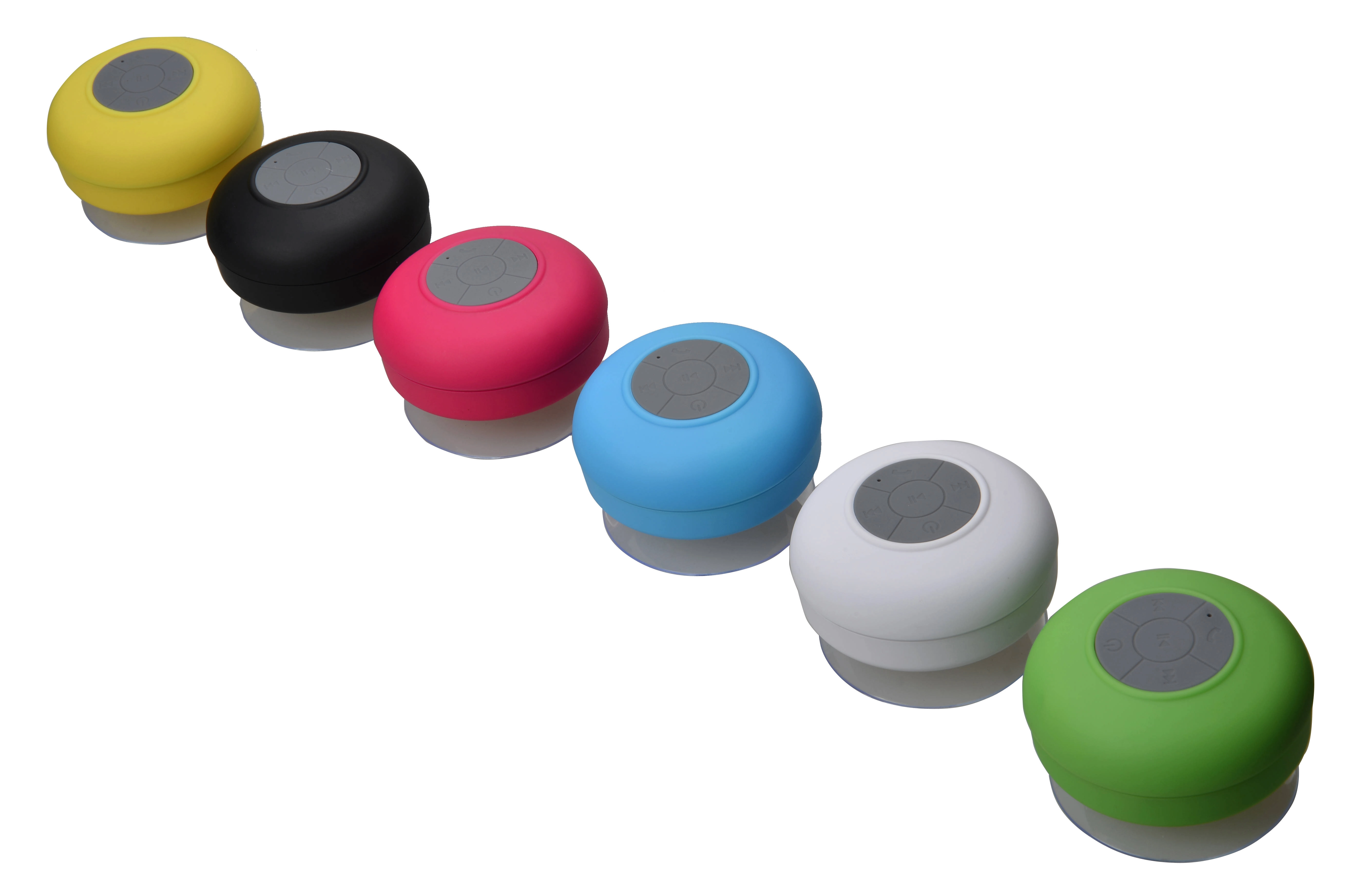 Su Geçirmez Mini Bluetooth Duş Hoparlörü Pembe