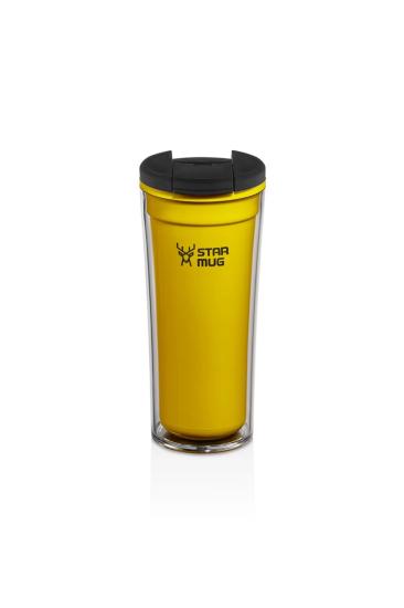 Sızdırmaz Çift Katmanlı Termos Bardak Mug 350 ml