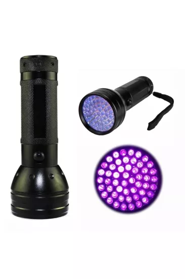 Uv Işık El Feneri 51 Led Ultraviyole Mor Işık