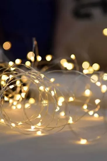 Peri Led Işık 10 Metre Sarı Renk (Fonksiyonsuz)