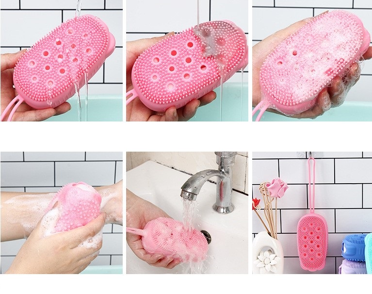 Silikon Banyo Kesesi Süngerli Yeni Nesil Lif