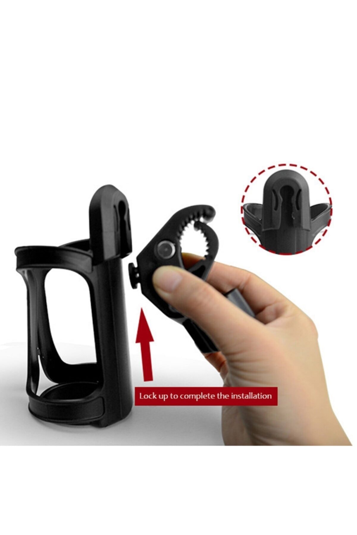 Bebek Arabası Bisiklet Biberon Suluk Tutucu Ayarlananilir