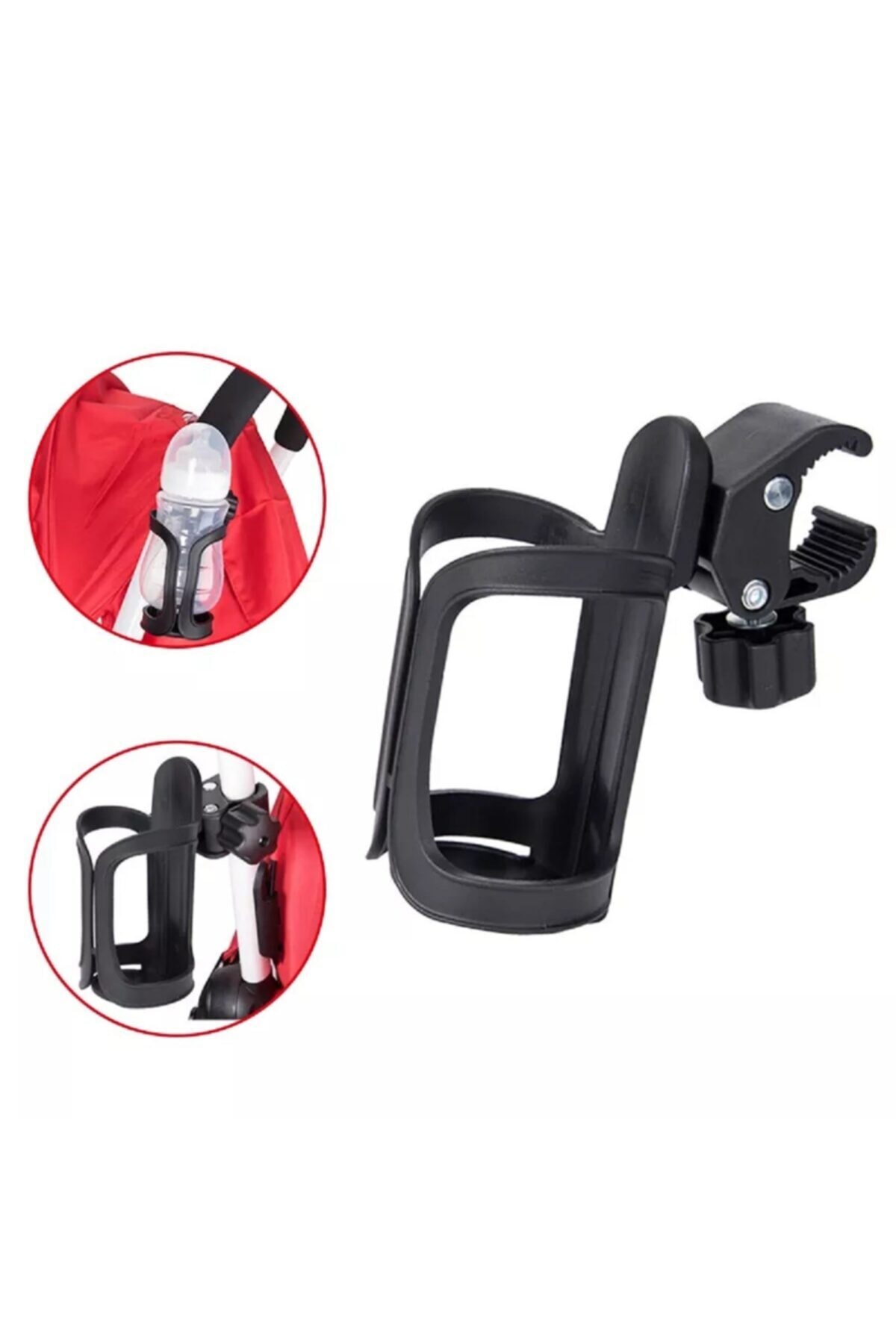 Bebek Arabası Bisiklet Biberon Suluk Tutucu Ayarlananilir