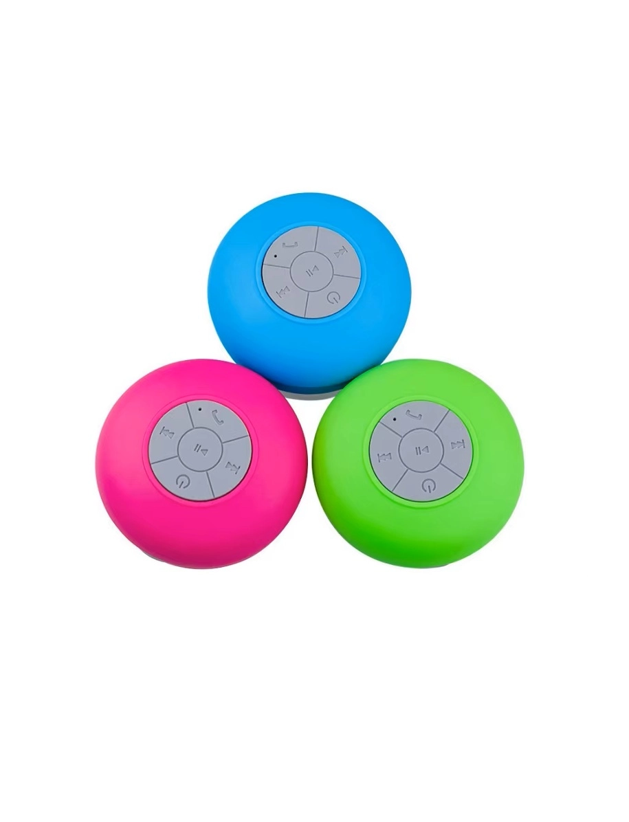 Su Geçirmez Mini Bluetooth Duş Hoparlörü Pembe