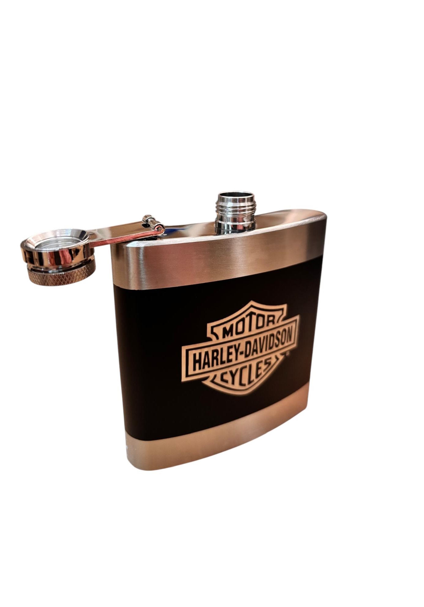 Paslanmaz Çelik Matara 5 oz 140 ml Harley İçki Matarası