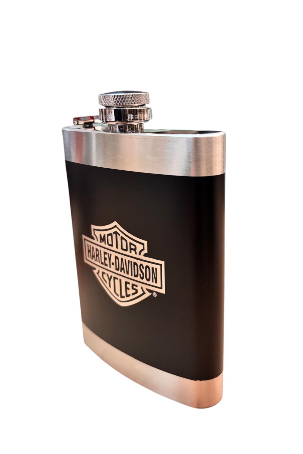 Paslanmaz Çelik Matara 8 oz 236 ml Harley İçki Matarası