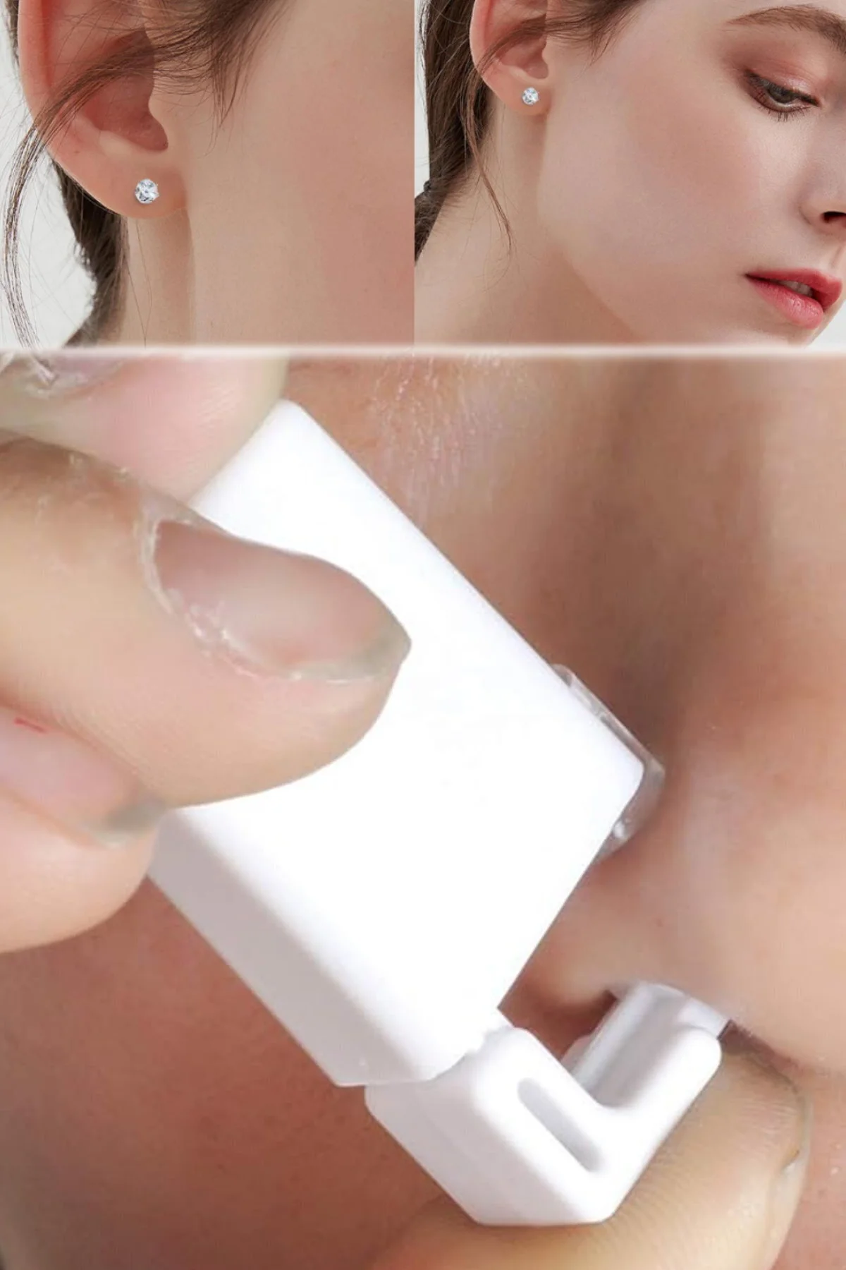 Kulak Delme Aparatı Küpe Piercing Takma Güvenli Hijyenik Kullanım